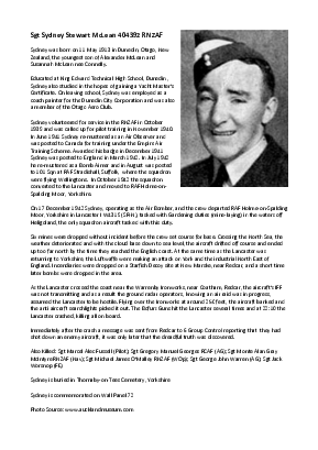A preview of a PDF biography for McLean, Sydney Stewart